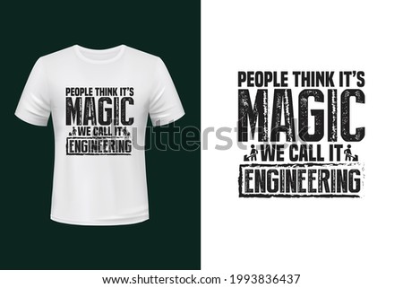 Magic Engineer vector t shirt design