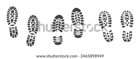 shoes foot printing icon symbol 
 vector illustration 