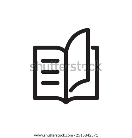 flip previous book page icon vector design illustration