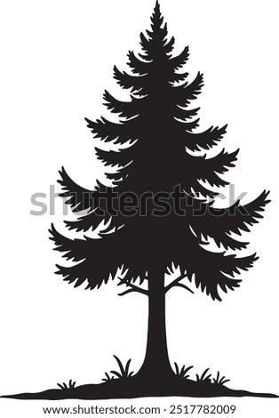 Similar – Image, Stock Photo Crown Of Pine Trees Woods Under Night Starry Sky. Night Landscape With Natural Real Glowing Stars Over Forest