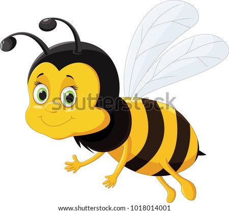 Free Cartoon Bee Vector | Download Free Vector Art | Free-Vectors