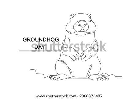 Groundhog Line Drawing | Free Download On ClipArtMag