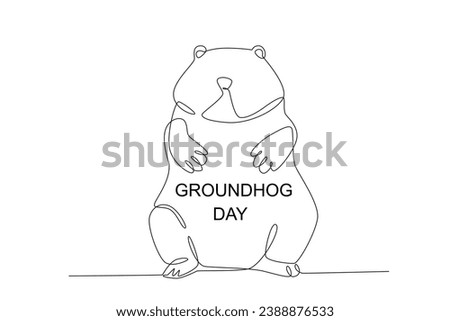 Groundhog Line Drawing | Free Download On ClipArtMag