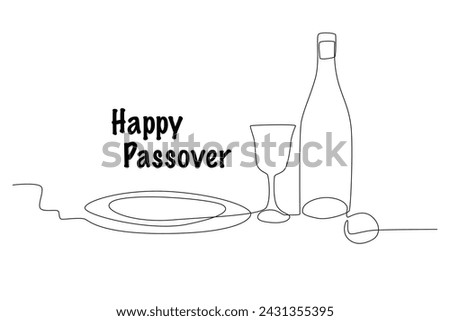 Skip to the meaning of saving. Passover one-line drawing