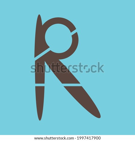 R letter design for your business Photo stock © 