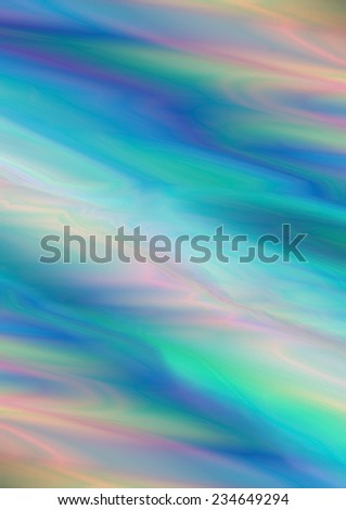 Delicate light blue with light green and pink patches of gradient background