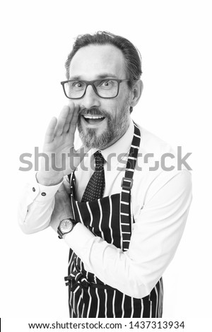 Similar – Image, Stock Photo I want to know! Curiosity