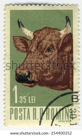 ROMANIA - CIRCA 1962: A stamp printed in Romania from the \