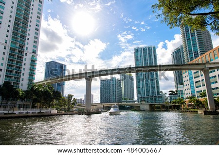 Similar – Image, Stock Photo Highkey Bridge and Clouds