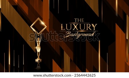 Yellow Golden Background. Modern abstract Template graphic Design. Elegant Looking Premium Layout. Marketing Promotional Banner.  Event Backdrop. Birthday Creative Artwork. Luxury Background.