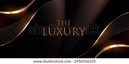 Luxury Premium Corporate Abstract Design. Wave Grand Celebration Design for Event and Birthday. Elegant Decorative Layout Template. Modern looking sophisticated Design Layout. Minimal Design Style.