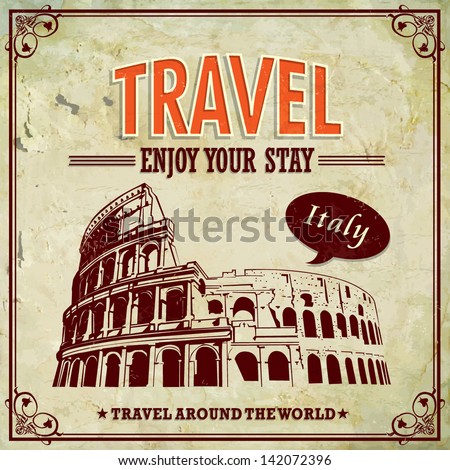 Similar – Image, Stock Photo Rome | Tourist Menu