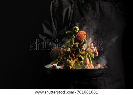 Roasted Vegetables Cooking Free Stock Photo