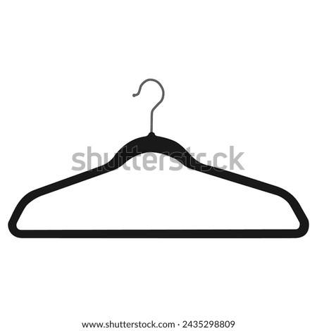 An illustration of a clothes hanger