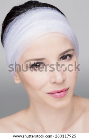 Beauty shot for skin care products and treatments