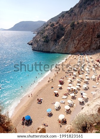 Kaputas beach in Antalya, Turkey Imagine de stoc © 