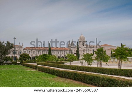 Similar – Foto Bild Panorama mit dem Jeronimos-Kloster in Lissabon