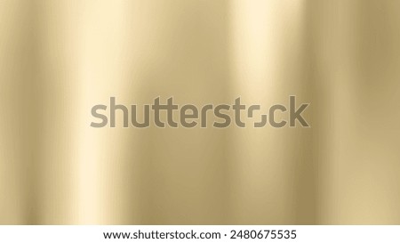 Vector of gold gradient. Gold gradient background texture metallic vector illustration for luxury frame, ribbon, banner, web, coin and label. Elegant light and shine vector template