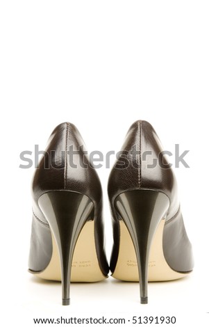 Dark Brown Sexy High Heel Shoes. Stock Photo 51391930 : Shutterstock