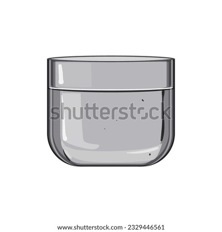 container metal tin can cartoon. conserve silver, packaging lid, ned template container metal tin can sign. isolated symbol vector illustration
