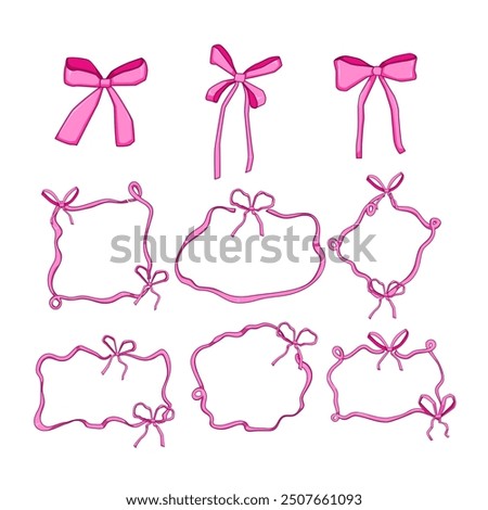 coquette set cartoon. allure seduction, elegance grace, playfulness tease coquette sign. isolated symbol vector illustration