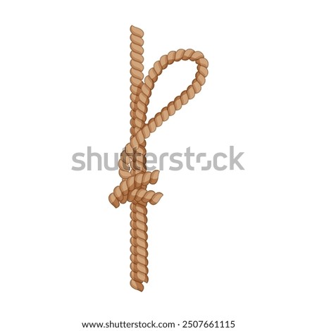 Similar – Image, Stock Photo Ropes and knots on a striped boat wall