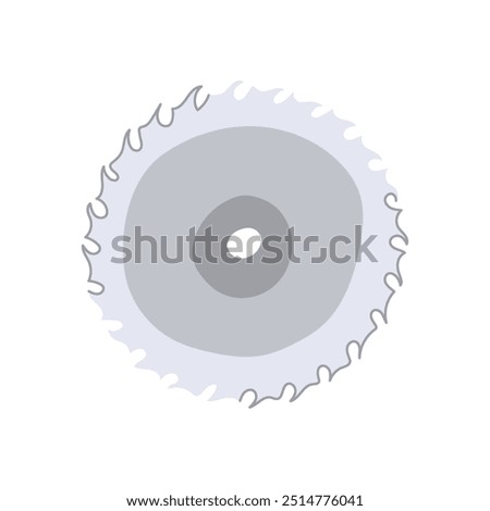 carbide circular saw blade cartoon. thickness speed, precision durability, angle rotation carbide circular saw blade sign. isolated symbol vector illustration