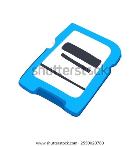 files sd card cartoon. videos music, data format, device camera files sd card sign. isolated symbol vector illustration