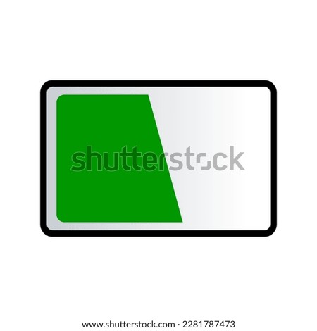 Modern IC card icon. Electronic payment. Vector.