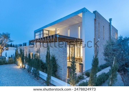 Similar – Image, Stock Photo House facade planted with wild wine in the old town of Schopfheim in the Black Forest