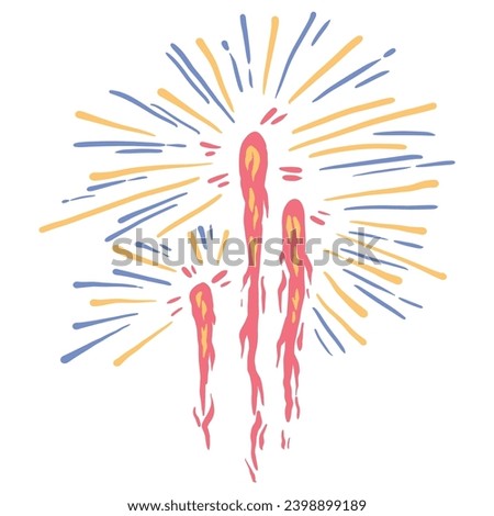 Coloruful Firework Explosion Variant Eight ,good for graphic designs resources.