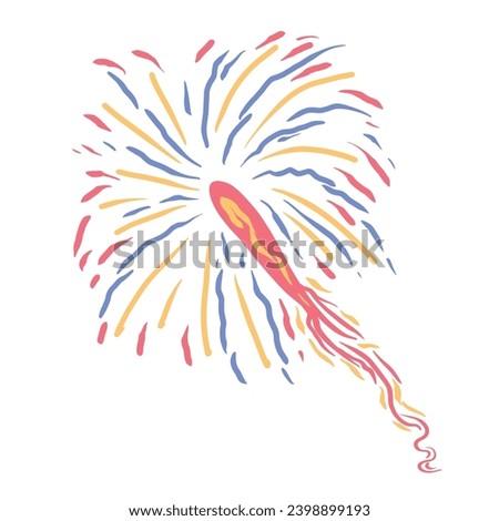 Coloruful Firework Explosion Variant Six ,good for graphic designs resources.