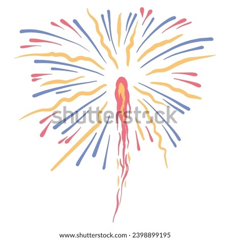 Coloruful Firework Explosion Variant One ,good for graphic designs resources.