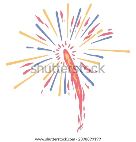 Coloruful Firework Explosion Variant Seven ,good for graphic designs resources.