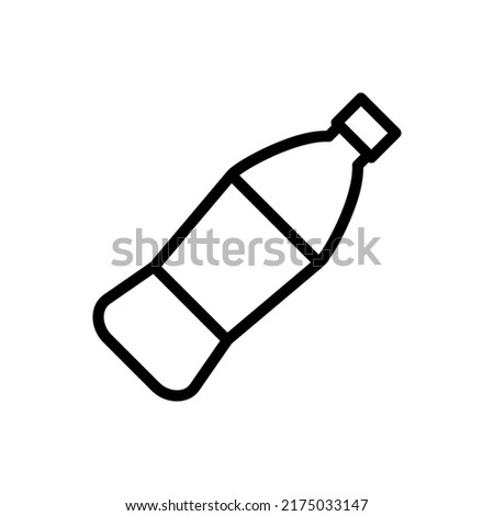 bottle icon vector illustration logo template for many purpose. Isolated on white background.