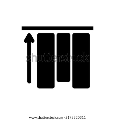 align top icon vector illustration logo template for many purpose. Isolated on white background.