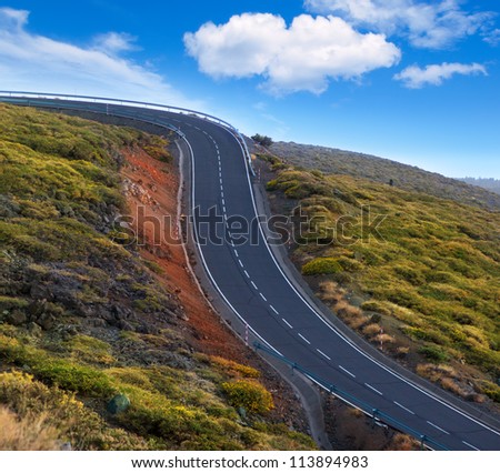 Similar – Image, Stock Photo Winding Road of Palma de Mallorca, Spain