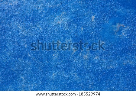 blue texture wall detail in  mediterranean house