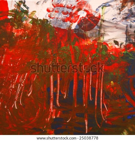 Digital manipulation, paint vivid colored background