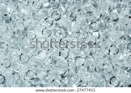 Many round glass transparent stones pattern wallpaper texture