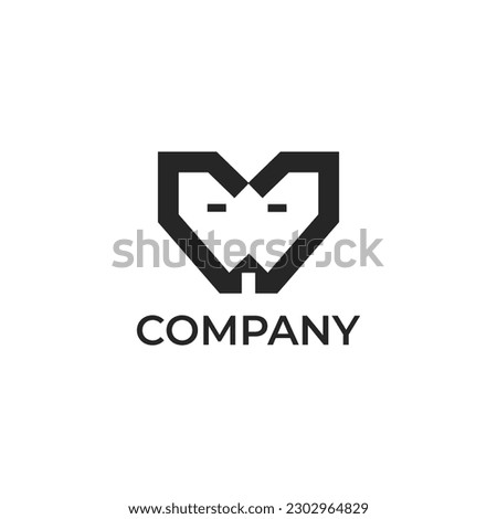 Lion Logo with flower shape or vice versa makes this logo unique but still elegant and modern