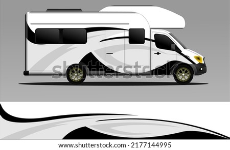 racing background vector for camper car wraps and more