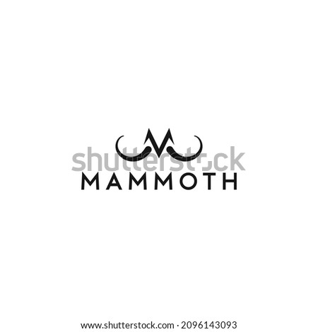  Mammoth Initial M logo design inspiration