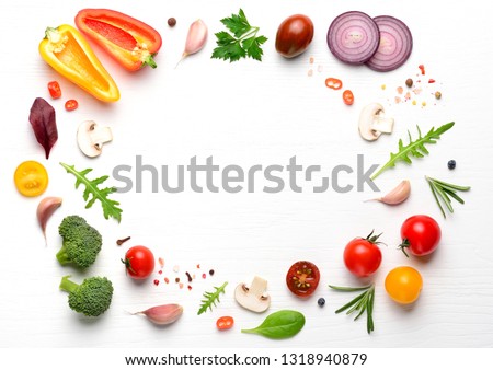 Similar – Image, Stock Photo Mushrooms on a wooden table