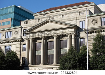 Washington, DC - Oct. 2014  National Geographic Society\'s Administration building  built in 1932.