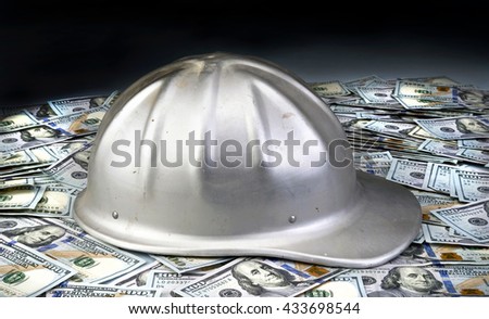 Similar – Image, Stock Photo Banknotes again billing