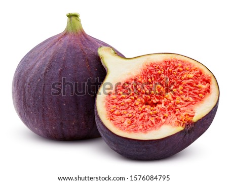 fig isolated on white background, clipping path, full depth of field Foto stock © 