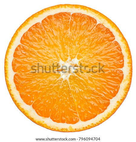 Similar – Image, Stock Photo Isolated orange half with a real shadow on blue background. Flying orange on blue.