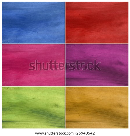 colorful contoured natural coconut paper set with clipping path for designers