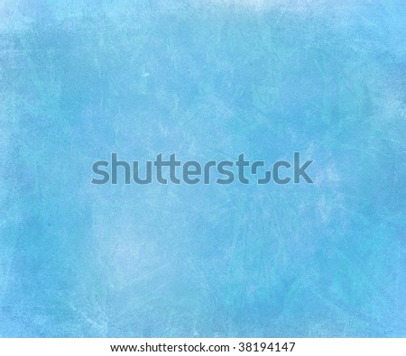 blue sky chalk smudged handmade paper background